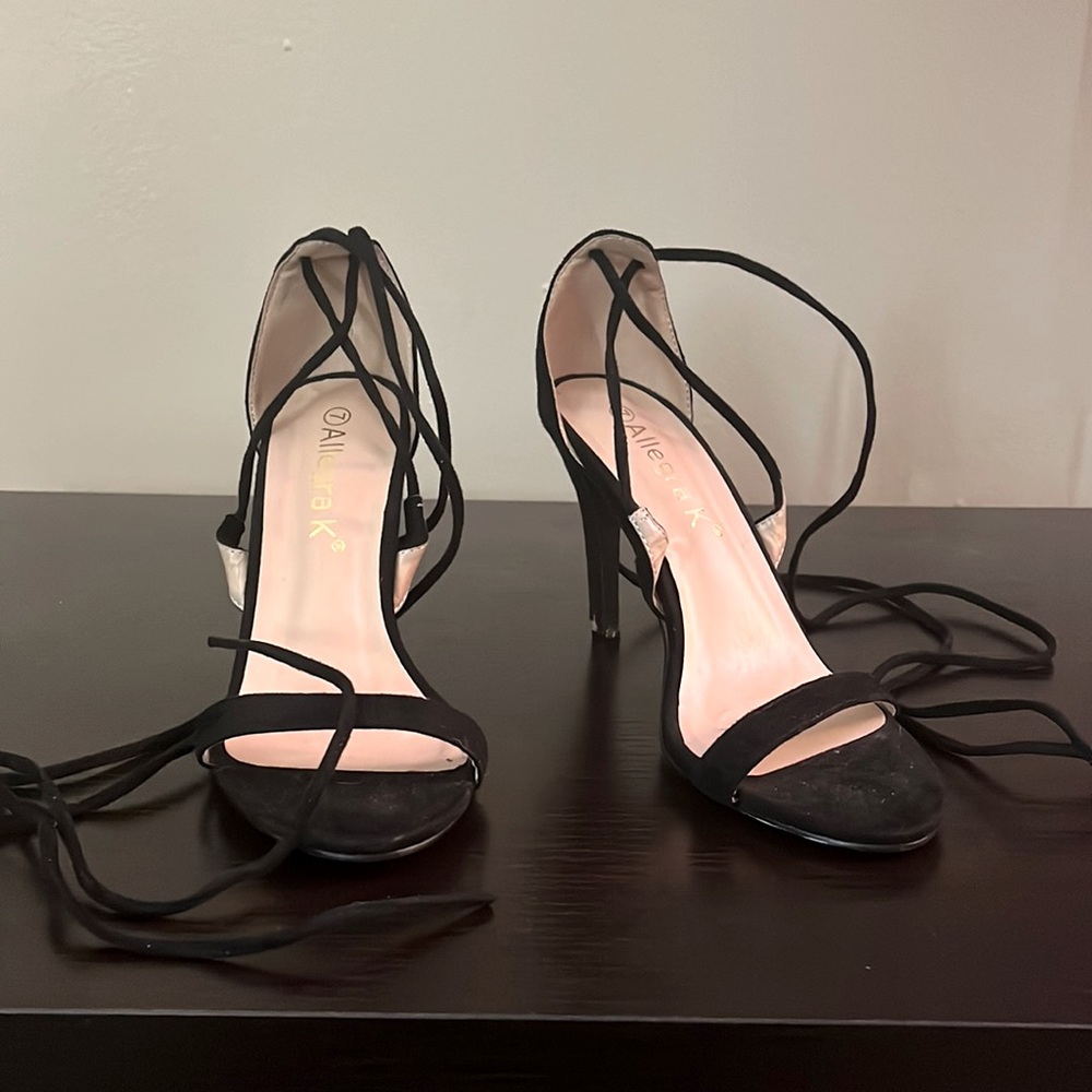 Lacey black heels